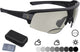 Bbb cycling fietsbril op sterkte impulse reader ph - fietsbril meekleurende glazen - fietsbril heren en dames met fotochromatische glazen op sterkte - sportbril met leesgedeelte +1.5 - mat zwart - bsg-64ph