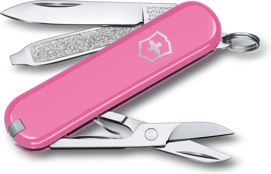 Victorinox classic sd zakmes - cherry blossom - 7 functies - rvs