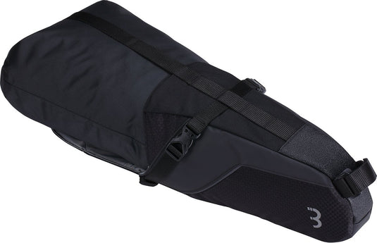 Bbb cycling bikepacking zadeltas 10 liter - nylon zadelharnas met waterbestendige fietstas - racefiets, mountainbike gravel - bikepacking tassen - seat sidekick bsb-143