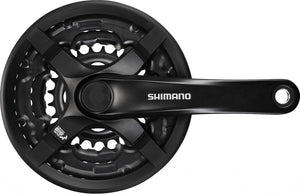 Shimano crankstel Tourney CG triple 28-38-48 175mm zw. -4mm