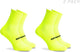 Rogelli essential dames en heren 2 pack fietssokken - fluor