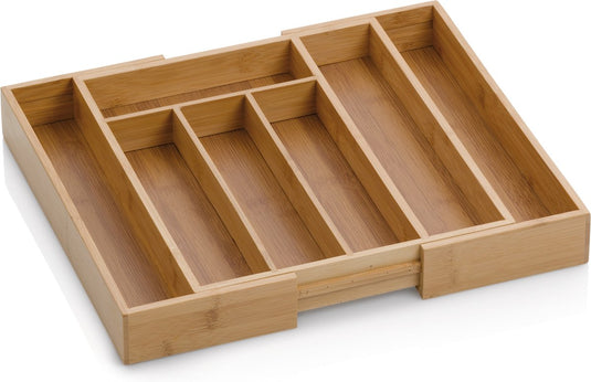 Kela bestekbak uitschuifbaar 28,5 cm x 33 cm, bamboe - | kalma