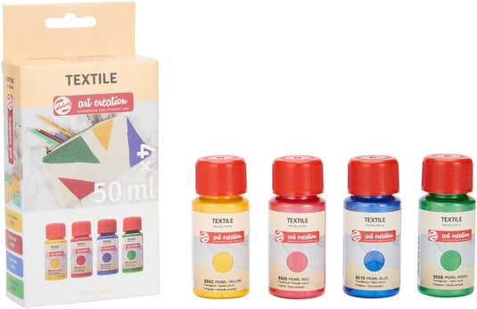 Talens art creation textielverf parel 4x50ml