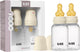 Bibs babyfles 150 ml natuurlijk latexrubber speen verpakking 2 stuks - anti-koliek, bpa-vrij, ronde speen, langzame stroom , licht gewicht en makkelijk te reinigen, geschikt voor pasgeboren baby's 0+ jaar - ivory