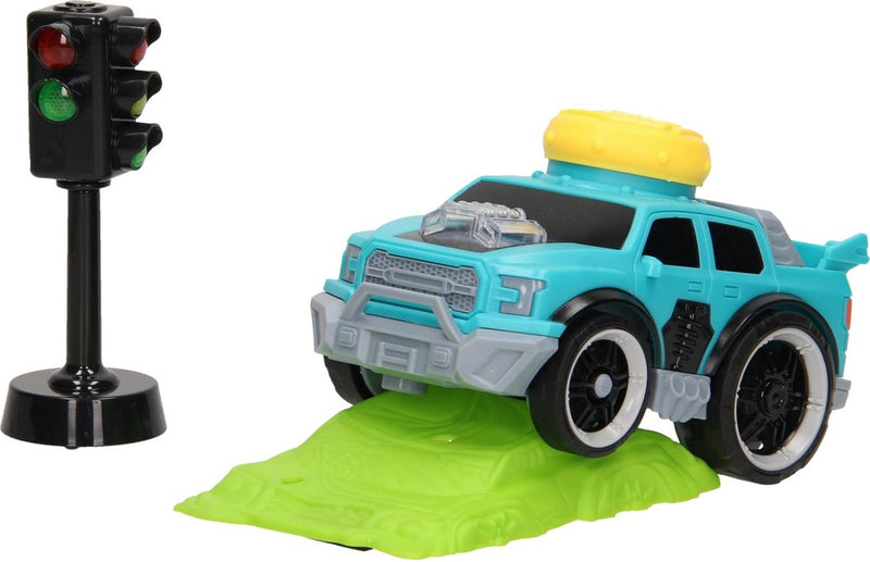 Afbeelding laden in galerijviewer, Lobbes speelgoed bv crash stunt auto set
