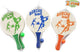 Gametime beachballset 38 x 24 cm hout blauw 3-delig