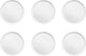 Medard de noblat - yaka white - dessertbord 21.5 cm - 6 delig - porselein