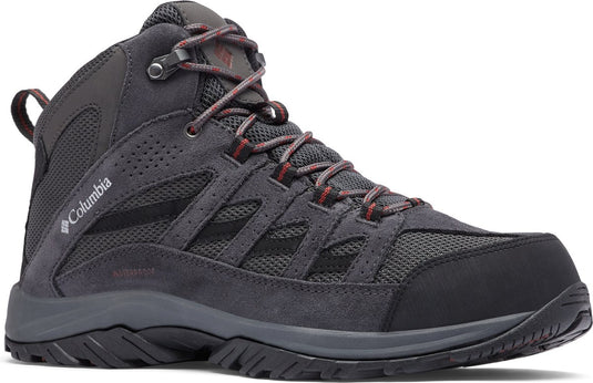 Columbia crestwood mid waterproof heren wandelschoenen - grey