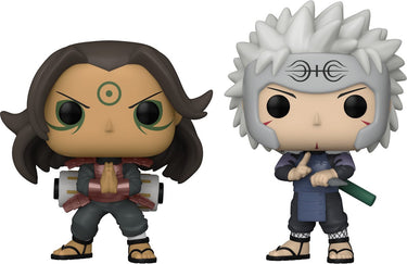 Funko naruto - pop! animation 2-pack hashirama tobirama 9 cm verzamelfiguur - multicolours