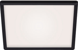 Briloner slim - led plafonniére - plafondlamp - 4000k - 18w - wit-zwart
