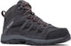 Columbia crestwood™ mid waterproof heren wandelschoenen - dark grey, deep rust