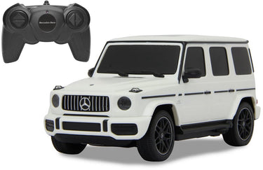 Jamara rc voertuig auto - 405192 rc auto mercedes-benz g63 - g klasse - wit - 2,4ghz rc model kant en klaar - 1:24 bestuurbare auto