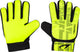 Avento keepershandschoenen - junior - geel zwart - maat l - pu grip