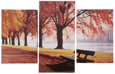 Creative craft group diamond painting drieluik set - landschap
