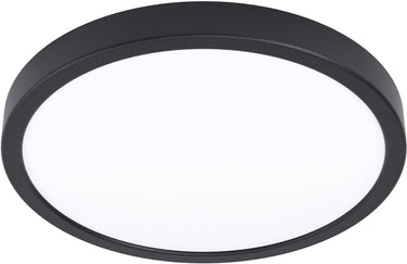 Eglo fueva 5 opbouwlamp - led - ø 29 cm - zwart - badkamer