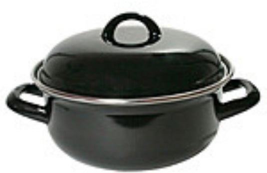 Imperial k braadpan - emaille - 26cm -zwart