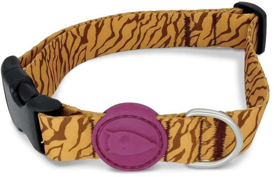 Morso halsband hond gerecycled jungle drum oranje