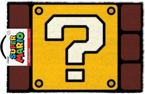 Nintendo super mario question mark block - deurmat