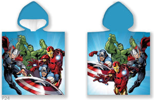 Marvel avengers marvel poncho - 55 x 110 cm - katoen
