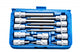 Satra s-sh1212l serie - dopsleutelset imbus - 1 2 - 12 stuks - chroom-vanadiumstaal