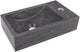 Differnz hura fontein - 40x22x11cm - kalksteen - grijs