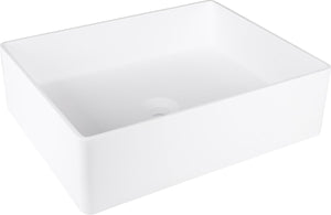 Differnz solid wastafel – opbouw – 48.5 x 38 x 14 cm – wit