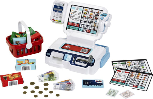 Klein toys zelfbedieningskassa - incl. accessoires, licht- en geluidseffecten - meerkleurig