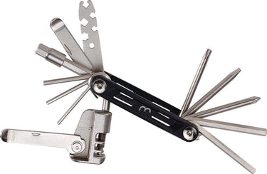 Bbb cycling maxifold l fietsgereedschap - gereedschapset met bandenlichters - fiets minitools - 18 verschillende functies - btl-141l