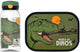 Mepal lunchset (drinkfles met flipdop lunchbox) campus - 600 + 750 ml - broodtrommel en drinkbeker voor kinderen - bento box - drinkfles met flipdop - dino