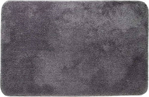 Sealskin angora - badmat 60x90 cm - polyester - donkergrijs
