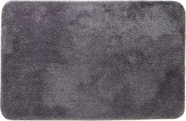 Sealskin angora - badmat 60x90 cm - polyester - donkergrijs