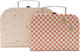 Jollein speelkoffertje - speelgoedkoffer - pretty picnic - 2 stuks
