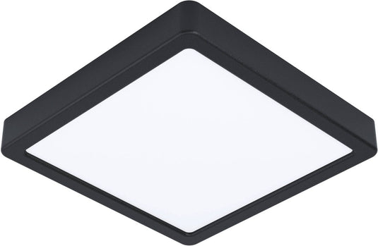 Eglo fueva 5 opbouwlamp - led - 21 cm - zwart wit - dimbaar