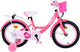 Volare Ashley Kinderfiets - Meisjes - 16 inch - Roze Rood