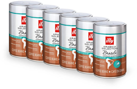 Illy - koffiebonen - arabica selection - brazilië - cerrado mineiro - 6 x 250 gram
