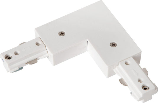 Lucide track l-koppelstuk - 1-fase railsysteem railverlichting - links -wit (uitbreiding)