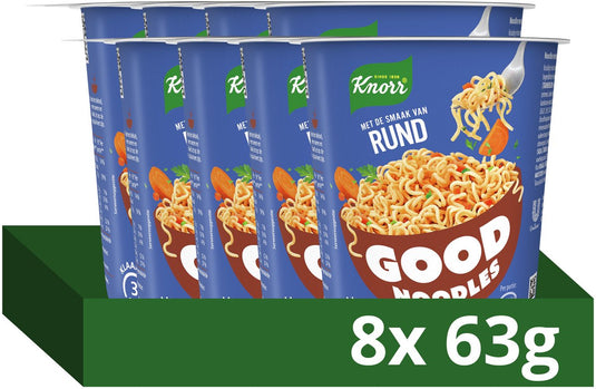 Knorr good noodles - teriyaki - klaar in 3 minuten - 8 x 65 g