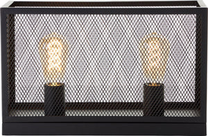 Brilliant maze - tafellamp - e27 max 2x60w - zwart