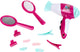 Klein toys barbie kapsalon met haardroger – blaast lucht en maakt geluid – inclusief haar accessoires