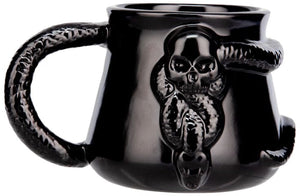 Paladone harry potter dark mark mok met nagini handgreep – officieel gelicentieerde 400 ml zwarte keramische beker-