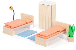 Small foot - houten poppenhuis meubeltjes slaapkamer