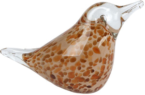 Ottosimon sculptuur vogel decoratie glas multicolor 15x6x9,5 cm speelgoed.