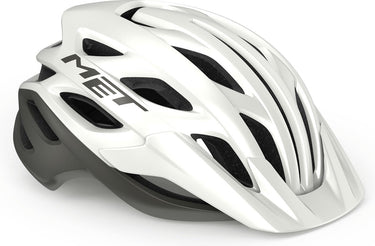 Met veleno mips fietshelm mannen vrouwen – fietshelm mountainbike volwassenen – elektrische fiets – stadsfiets – maat l (58-61cm) – white gray matt (wit)