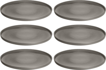 Leonardo roma bord 27cm taupe - set 6