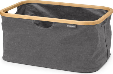 Brabantia wasmand - opvouwbaar - 40 l - pepper black