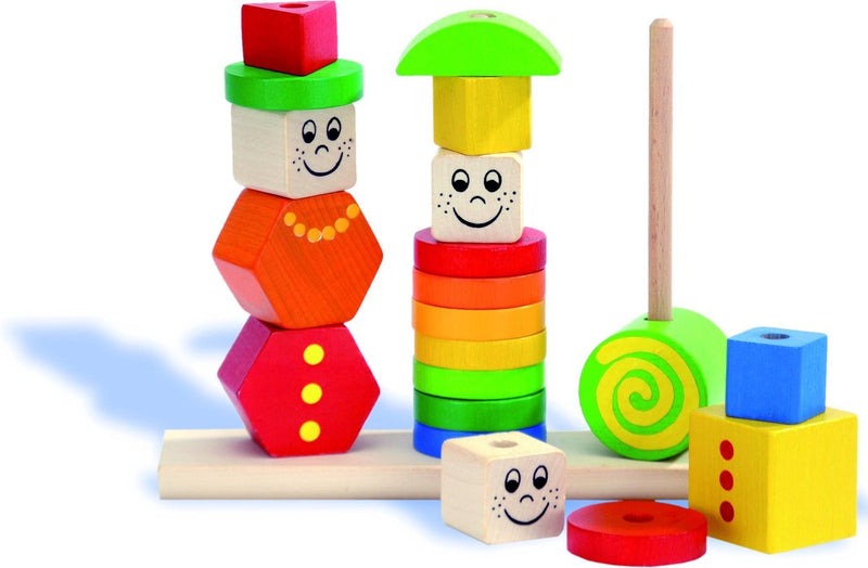 Afbeelding laden in galerijviewer, Eichhorn heros - figure stacking puzzle 21pcs
