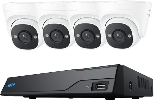 Reolink nvs8-5md4 - 5mp beveiligingscamerasysteem, 8-kanaals nvr met ingebouwde 2tb hdd, detectie van personen voertuigen dieren