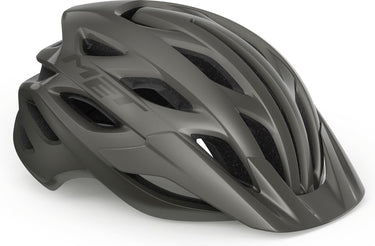 Met veleno mips fietshelm mannen vrouwen – fietshelm mountainbike volwassenen – elektrische fiets – stadsfiets – maat l (58-61cm) – titanium allic matt (grijs)