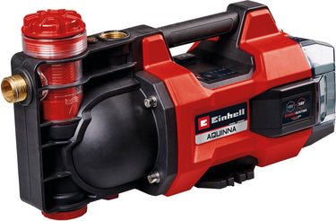 Einhell accu tuinpomp aquinna 18 30 f led li solo - power x-change - 18 v li-ion - 3000 l u - max. zuighoogte: 28 m - eco boost modus - overbelastings- en vorstbeveiliging - excl. accu en lader