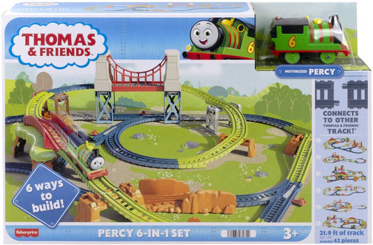 Fisher-price tomek en vriendjes treinset 6-in-1 met motorisch aangedreven percy